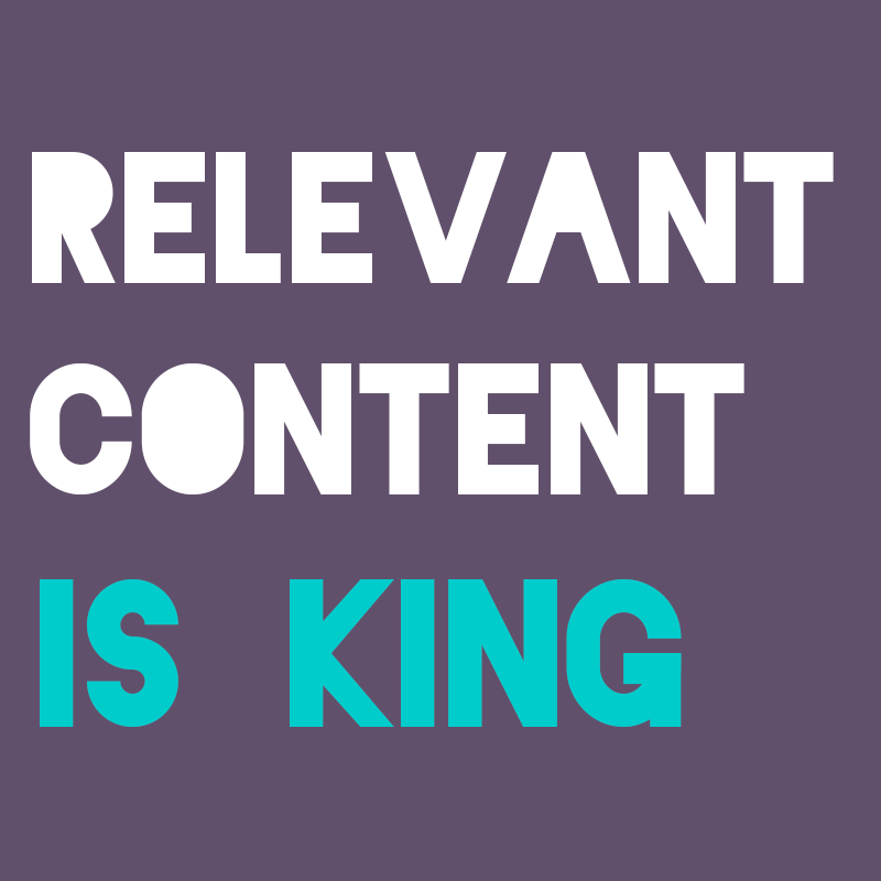 Are you sharing meaningful content to your various audiences? Remember, relevance is key.